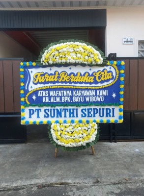 Papan Bunga Duka di Limbungan Baru