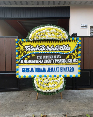 Papan Bunga Duka di Limbungan Baru